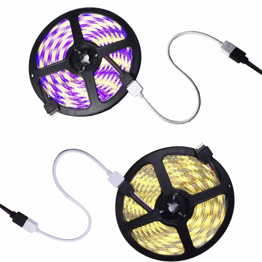 LED Strip 4PIN 5PIN 6PIN Extension Cable 0.5m 1m 2m 3m 5m Female Connector with Pin Adapter for SMD5050 3528 RGB RGBW RGB+CCT