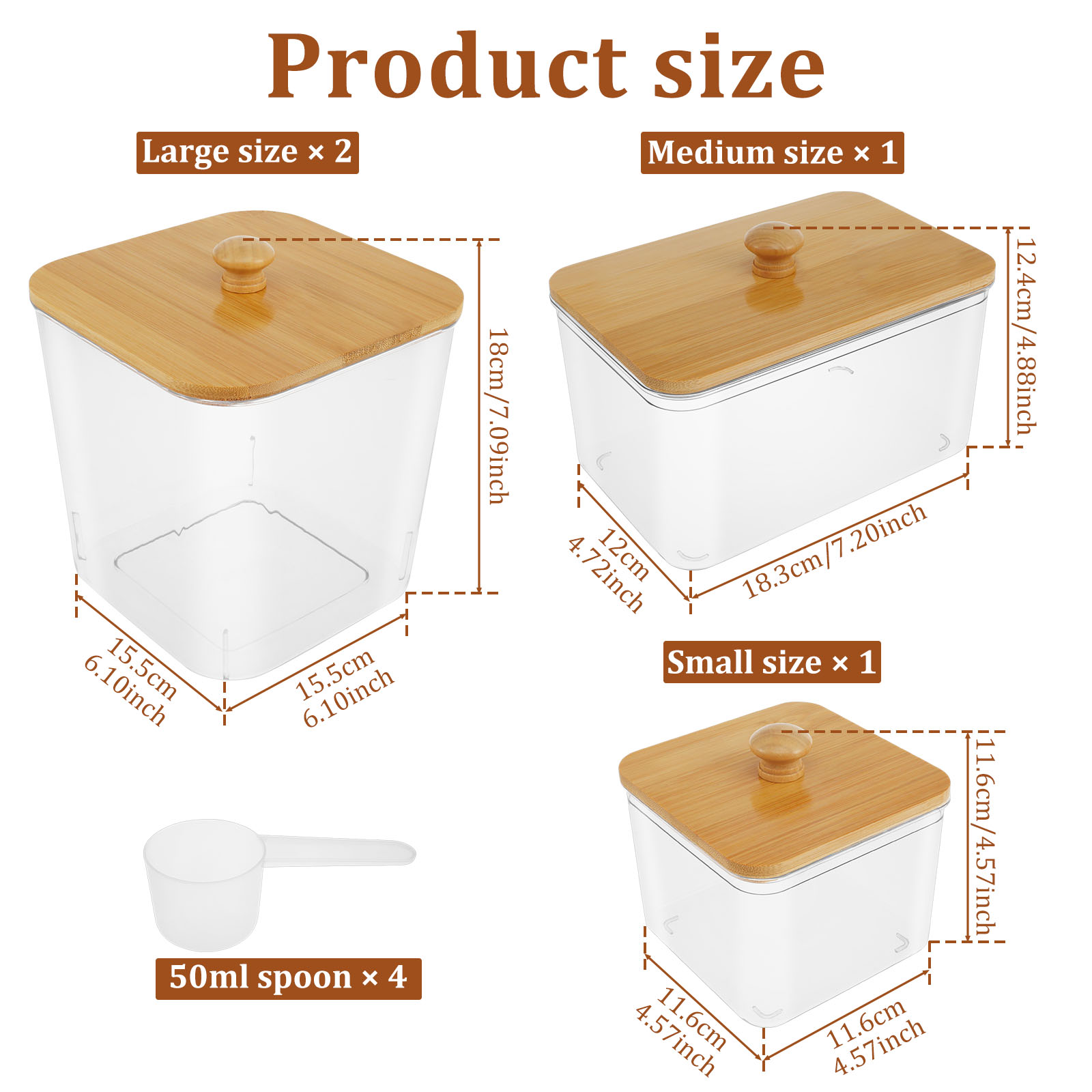 4 stuks waspads container opbergdoos met deksel en lepel herbruikbare doorzichtige droger vel houder voor wasruimte organizer NIEUW