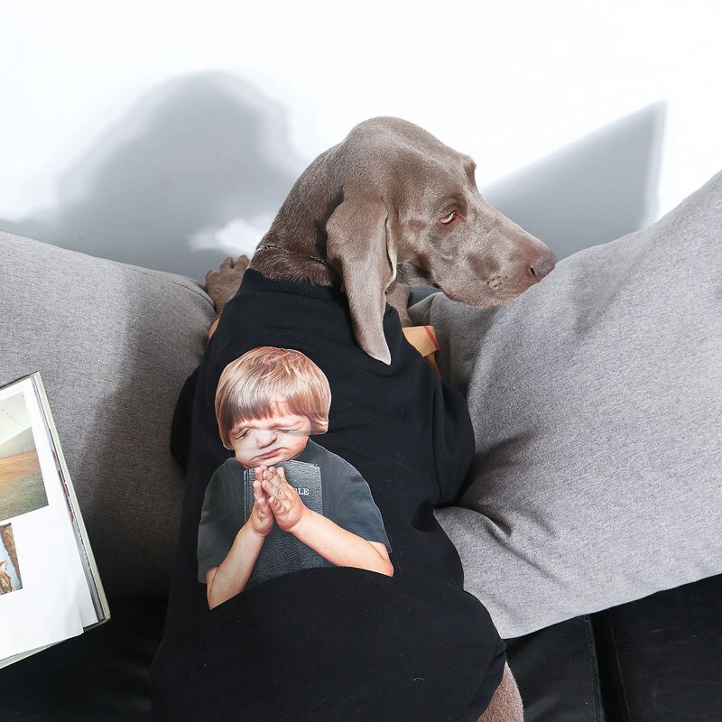 Large Dog Clothes Spring Autumn Winter T Shirt Labrador Golden Retriever Husky Doberman Thicken Warm Dog Clothes Dog Sweater