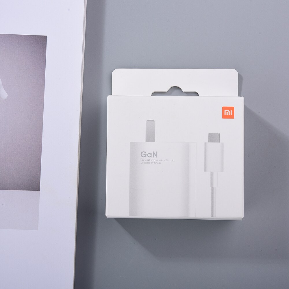 Original Xiaomi 55W GaN Fast Charger Mi 11 Pro 10T Lite 10S 5G Turbo Charge US Adapter 100cm USB Type C Cable For Redmi K40 Pro: Default Title