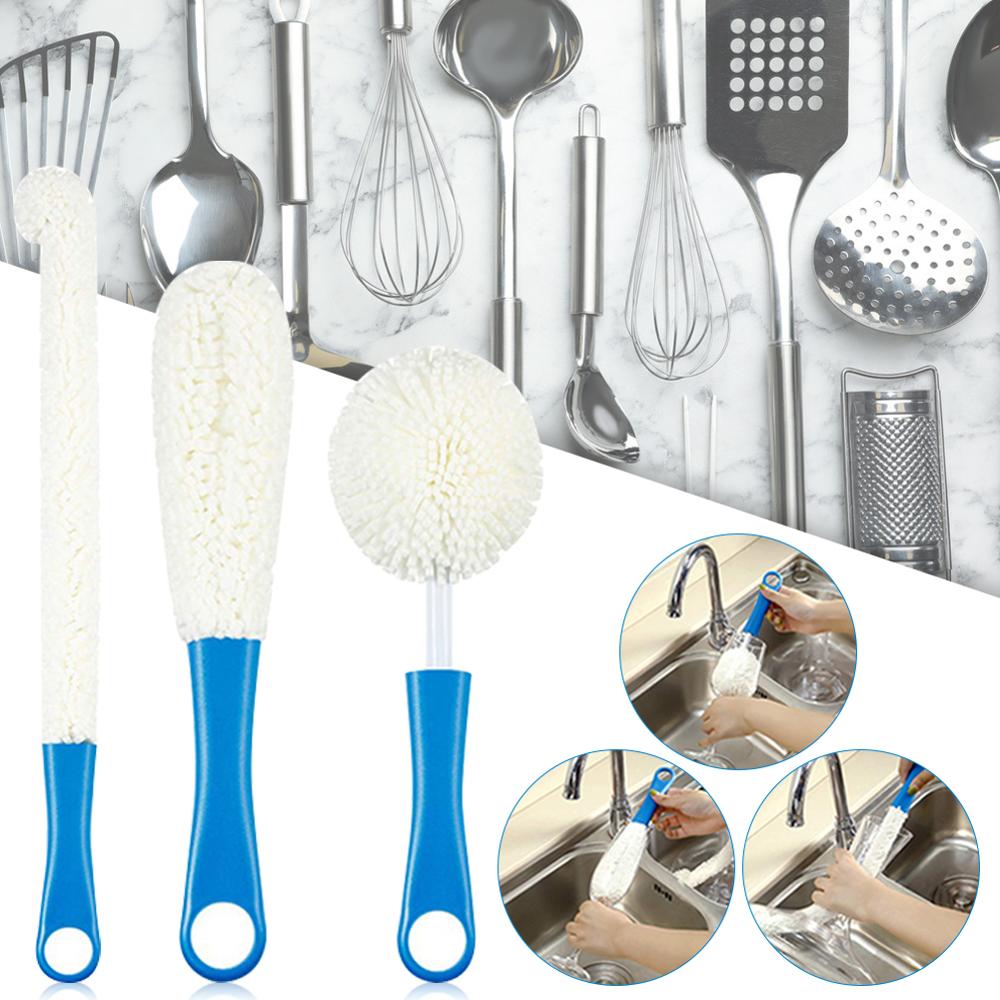 Brosse de nettoyage de bouteilles, lave-bouteille Flexible, nettoyeur de carafe à vin, outils ménagers multifonctions pour décanteurs, gobelets