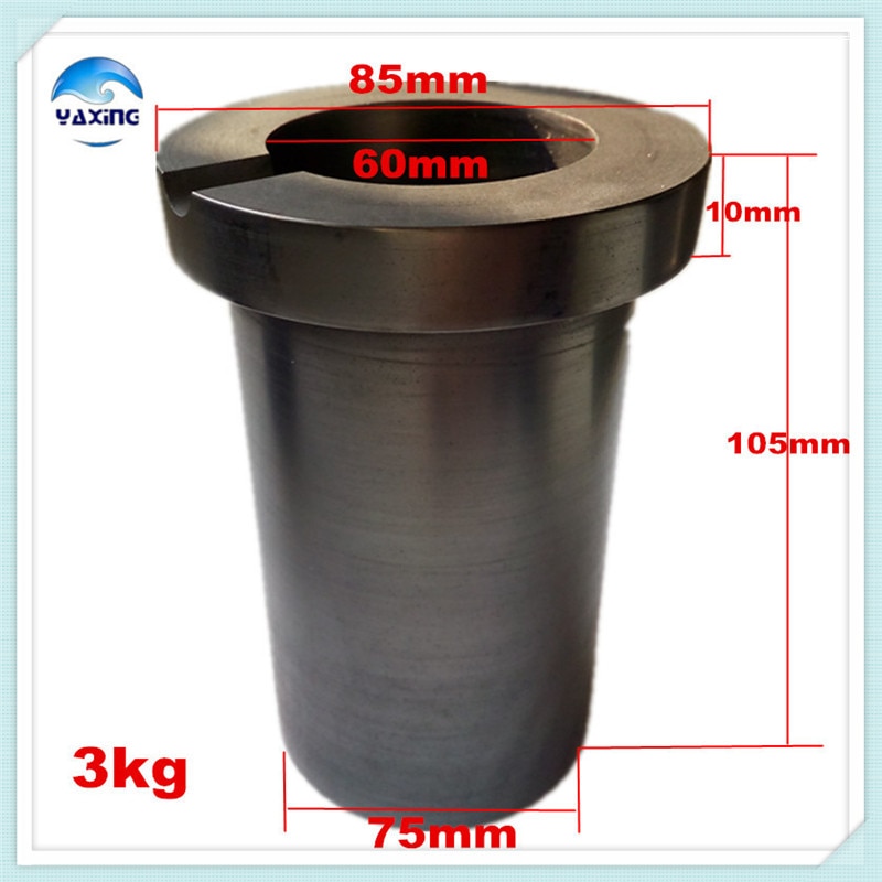 melting graphite crucible for melting metal high purity graphite crucible 3kg