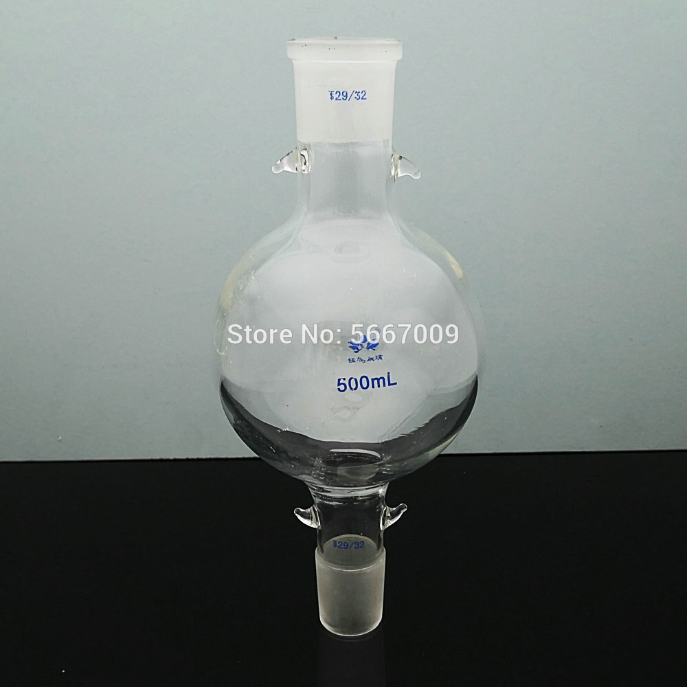 1pcs 50ml to 2000ml Lab Glass Chromatography Solvent Reservoir Cushion Ball Standard Joint chromatography column storage ball
