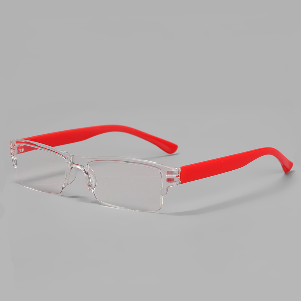 Occhiali da lettura ultraleggeri uomo donna tendenza gelatina colore occhiali da lettura presbiopia Diopter + 1.0 1.5 2.0 a 4.0 occhiali con custodia: giallo / +150