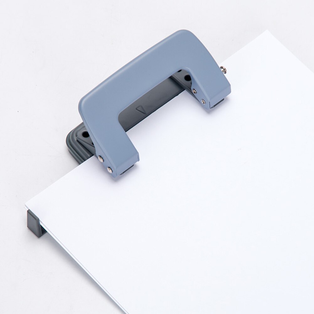 Perforadora de papel manual de 1 Uds. Para oficina escolar 2 agujeros perforadoras para colección de recortes 10 páginas equipo de encuadernación buena herramienta