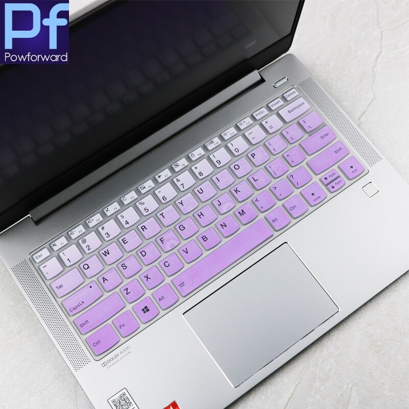 Dla Lenovo ideapad 5 14 14are05 14ada05 14iml05 14iil05 14 ''2020 AMD silikonowa klawiatura laptopa pokrywa skóry Protector: fadepurple