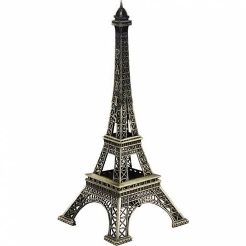 Miniature metal paris eiffeltårnet  (25cm x 10cm),  stor størrelse