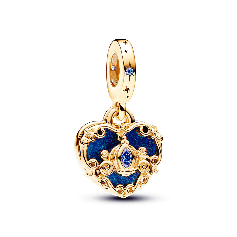 Ailes d'ange en or scintillant pour maman et papa, perles breloque en forme de cœur, adaptées au Bracelet européen Original en argent 925, bricolage de bijoux pour femmes: Kaki