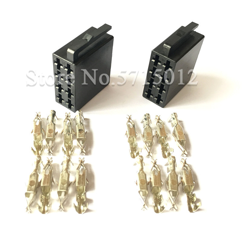 8 Hole 10487 Universal Auto Radio ISO Connector Car Radio Socket Adaptor For Wiring Harness