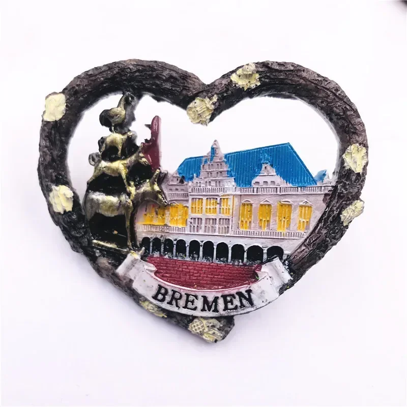 Quaddel Tourismus Kühlschrank Magneten Souvenir Italien Spanien Französisch Dänemark USA Österreich Kanada Australien Norwegen Luxemburg Kühlschrank Aufkleber: Bremen