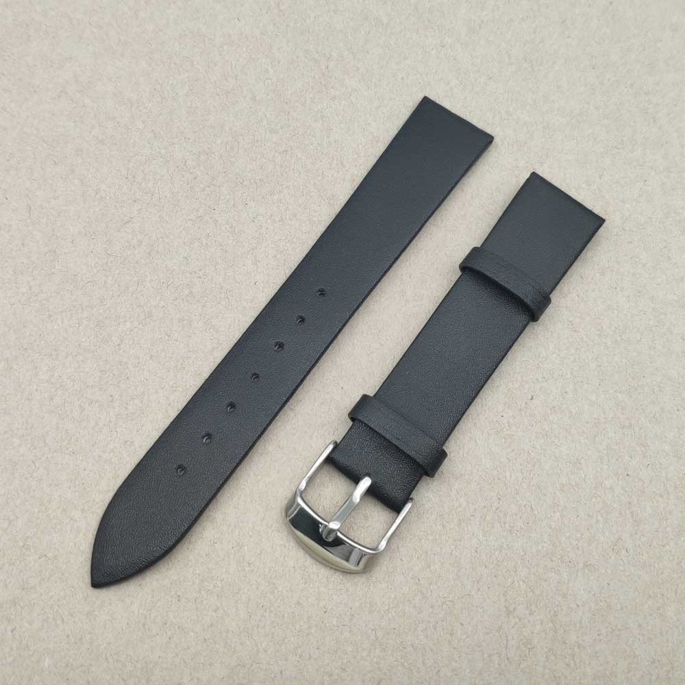 Sport Lederen Horlogeband Horloges band 22mm 20mm 18mm 19mm 12mm 14mm 16mm 24mm 21mm Horlogebanden Mannen Vrouwen Polsband: Black / 18mm