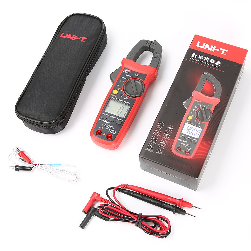 UNI-T UT201+ Digital Clamp Meter UT202+ UT203+ UT204+ UT202A+ 400-600A True RMS Automatic Range High Precision Multimeter Tester