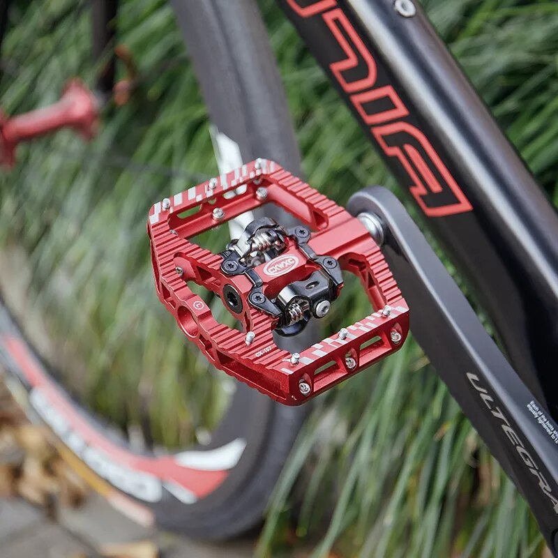 Pédales de vélo de route vtt antidérapantes, 3 roulements