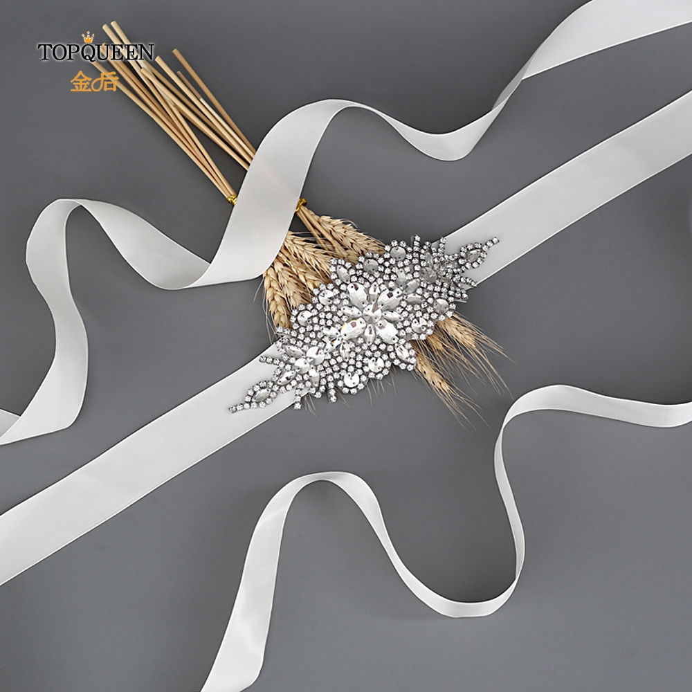 Rhinestone Beaded Women's Belt Wedding Belt Accessories Bride Bridesmaid Bridal Sashes Belts For Evening Party Prom Gown Dress