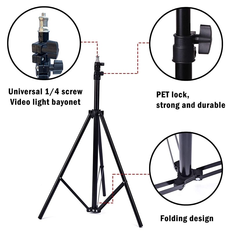 2.1M Non-Contact Infrared Wall-Mounted Thermometer Bracket Stand Holder Multipurpose Thermometer Tripod for K3 /M3/GP100