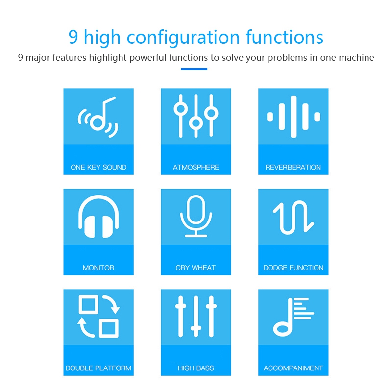 Mini Sound Mixer Board Live Broadcast DJ Sound Mixer Sound Card for Computer Phones Singing Recording