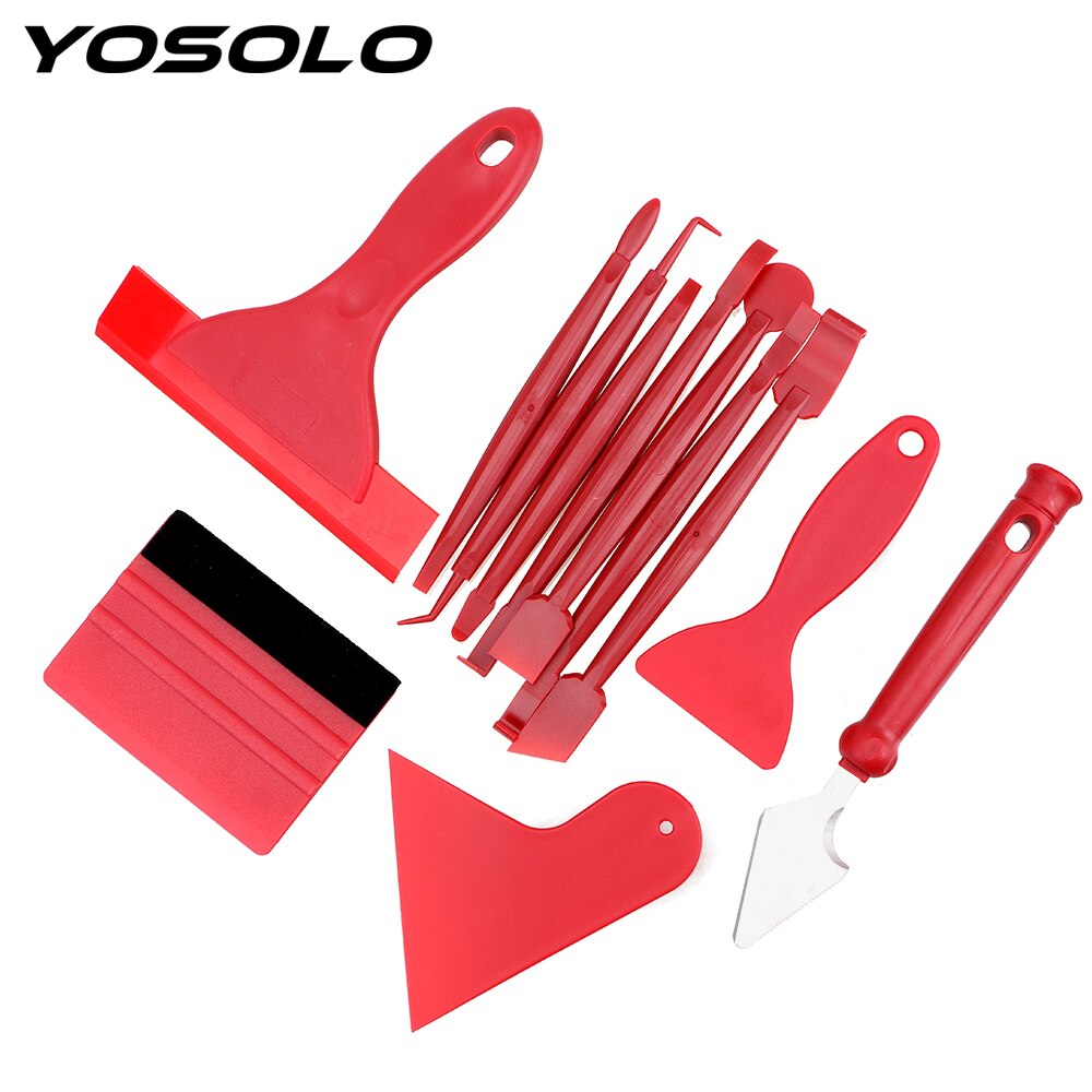 Trim Removal Tools Car Wrap Film Tools Car Removal Kits Window Tint Film Corner Blades Squeegee Scraper Set Repair Tools Kit