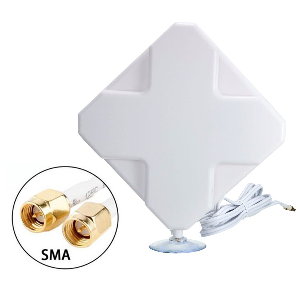 Indoor Antenna 4G LTE Antenna High Gain 35dBi Dual Cable SMA TS9 CRC9 Male Connector Mobile Antenna For 3G 4G Router Modem
