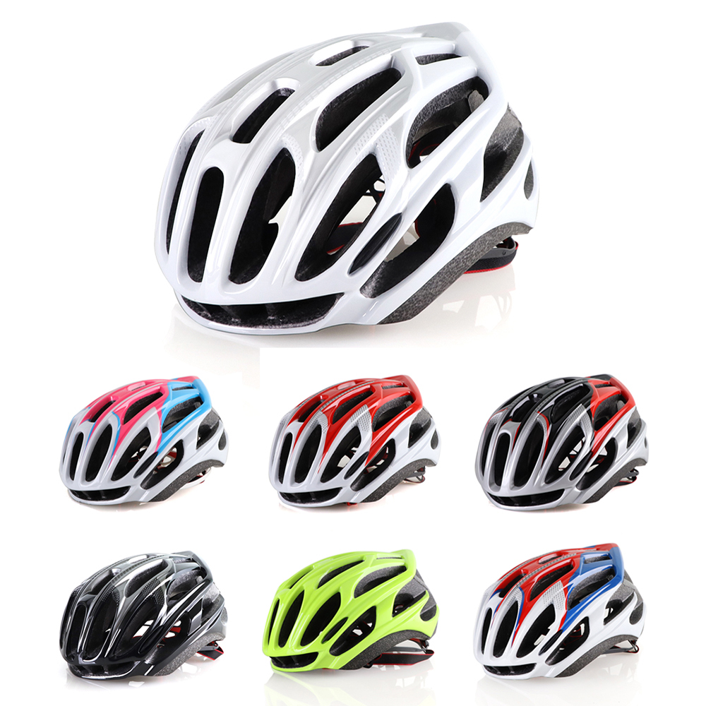 Casco de bicicleta de carretera Aero casco de montar ultraligero hombres deportes de bicicleta MTB ciclismo casco moldeado integralmente equipo de seguridad de bicicleta