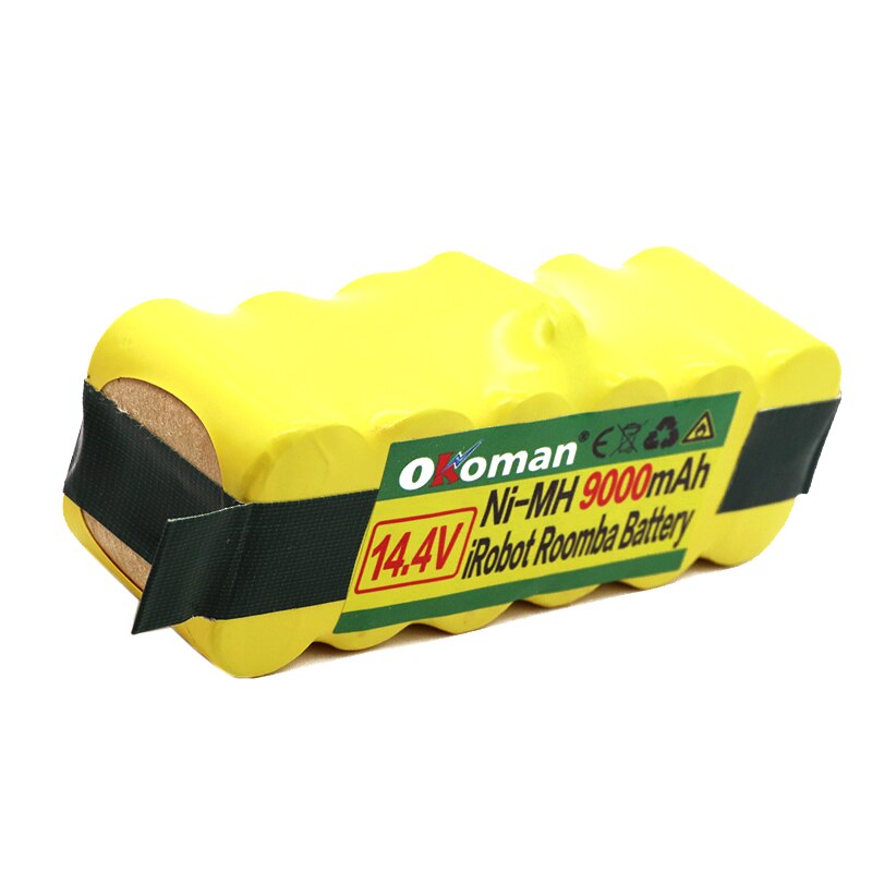 Batería de repuesto de 14,4 v para iRobot Roomba, batería de 9000mAh para iRobot Roomba Serie 500, 600, 700, 800