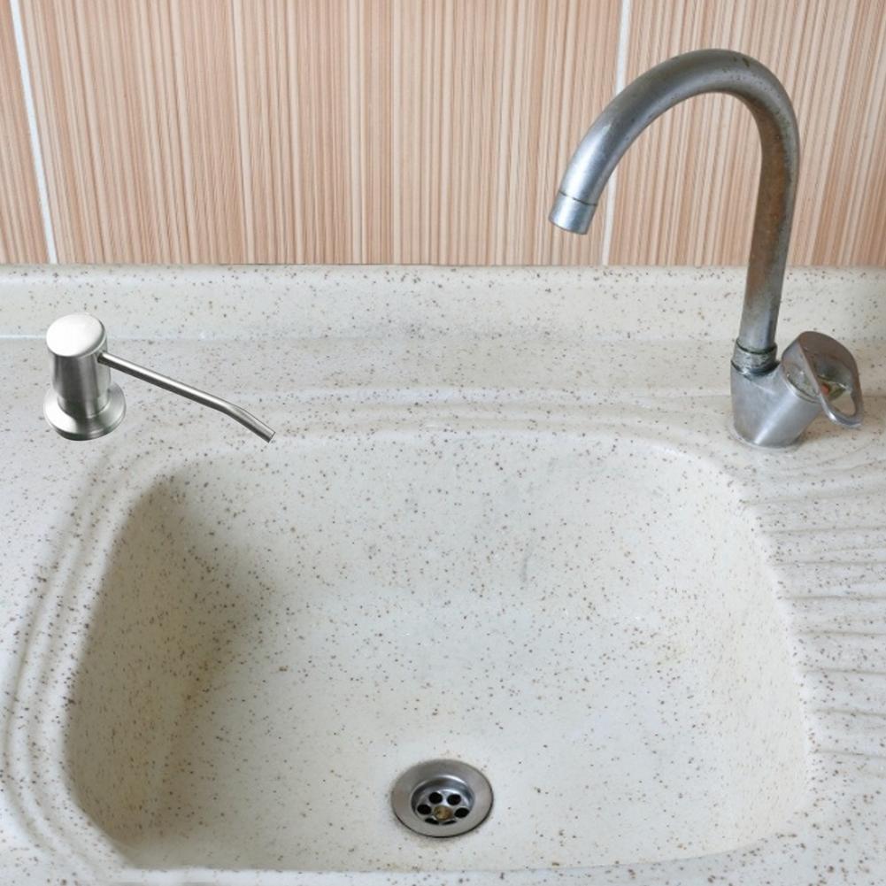 47 Inch Sink Soap Dispenser With Extension Tube Kit Bottle Replacement For Kitchen Sink Metal Under Deck Counter In Sink Mounted