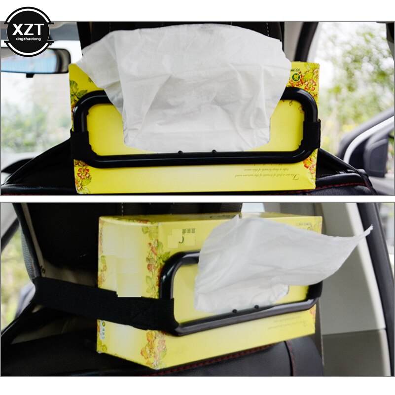 Auto Zonneklep Tissue Box Holder Papieren Servet Zetels Terug Beugel Auto Tissue Houder Auto-interieur Algemene Auto Accessoires