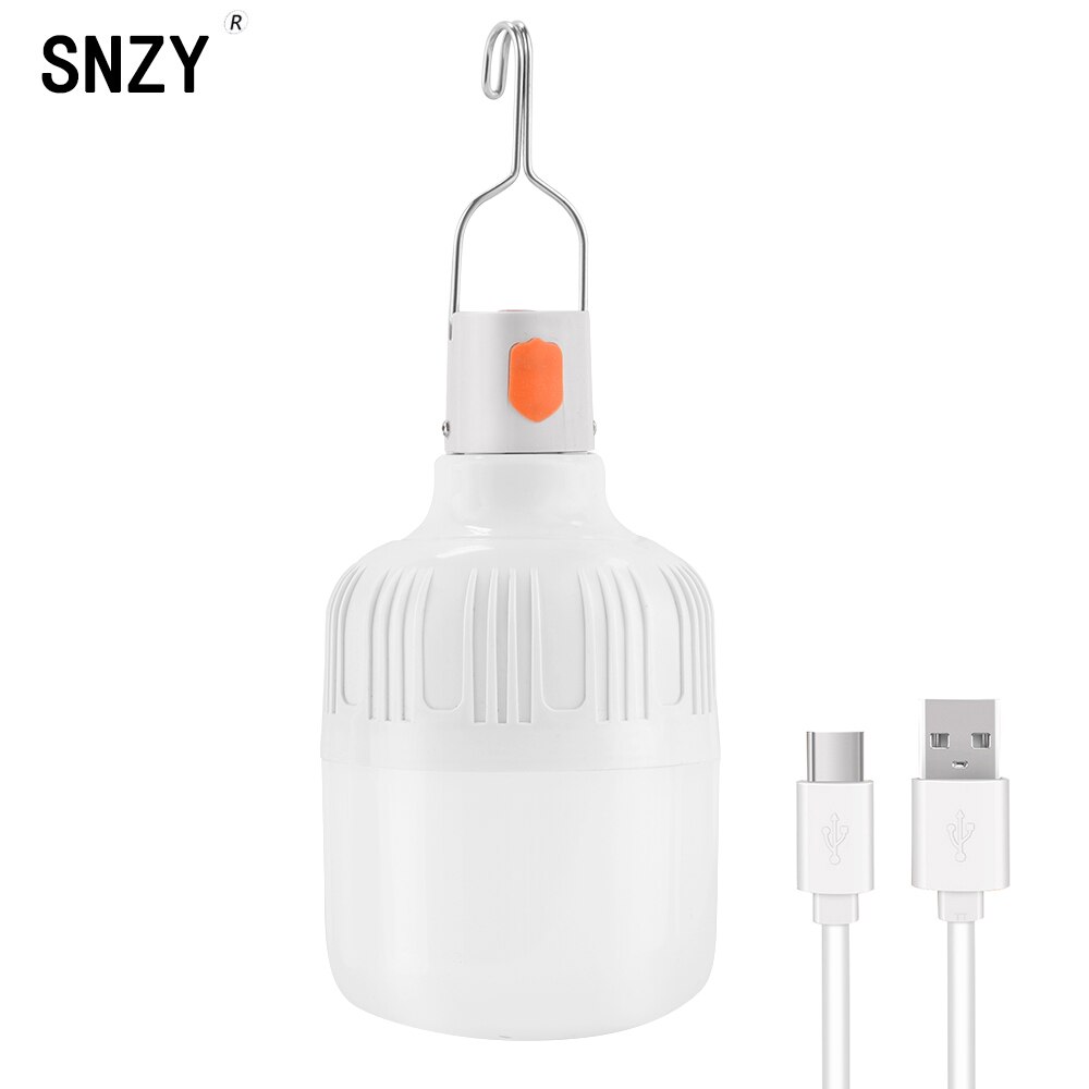 Snzy Draagbare Led Licht Oplaadbare Lamp Lamp Usb Charge Draagbare Nood Avondmarkt Licht Outdoor Camping Licht