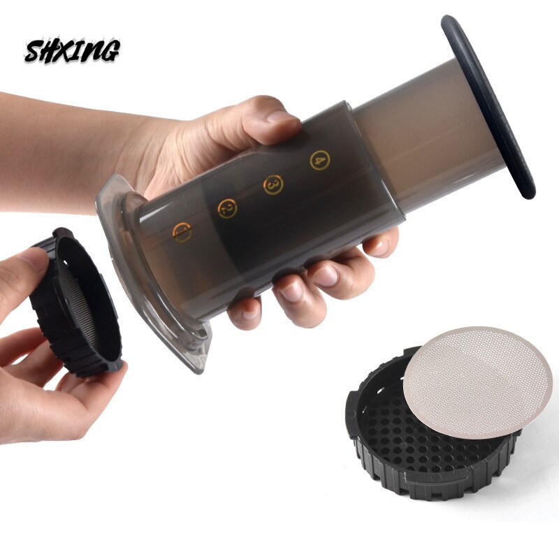 Plastic French Press Set Espresso Glass Coffee Maker Portable Cafe French Press CafeCoffee Pot for AeroPress Machine