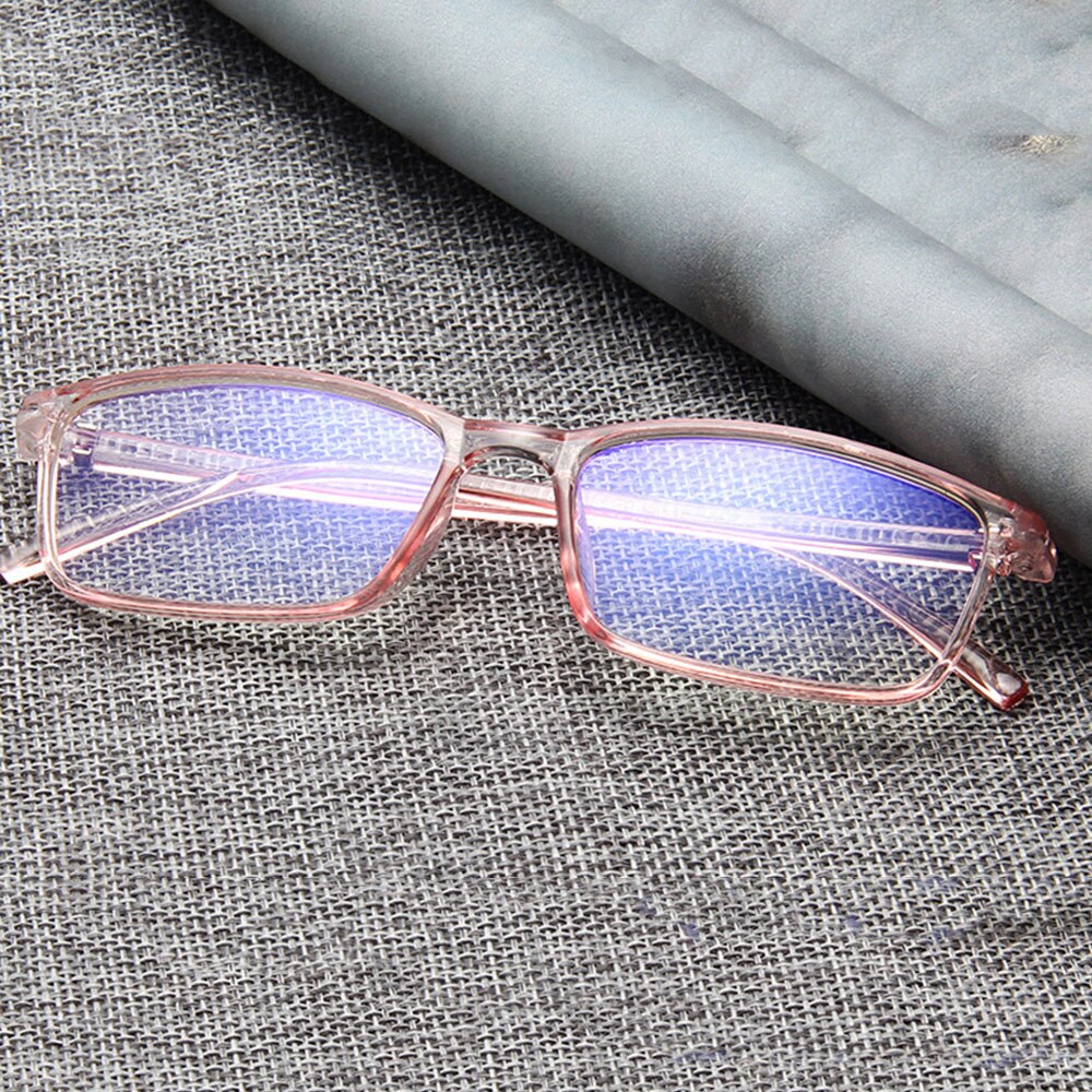 Anti Blue Light Glasses Ray Fatigue Protection Blocking Goggles Eye Square Radiation Computer Glasses Unisex Alloy