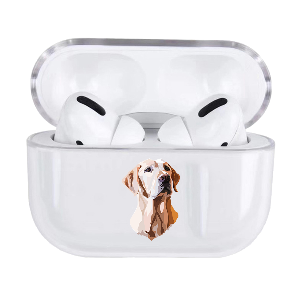 Cute Dog Labrador Retriever Airpod Cases 3 for 2 1 Pro Pods Gen Air Pods Pro Cover Lovely Pet Earphone Cartoon Box Coque