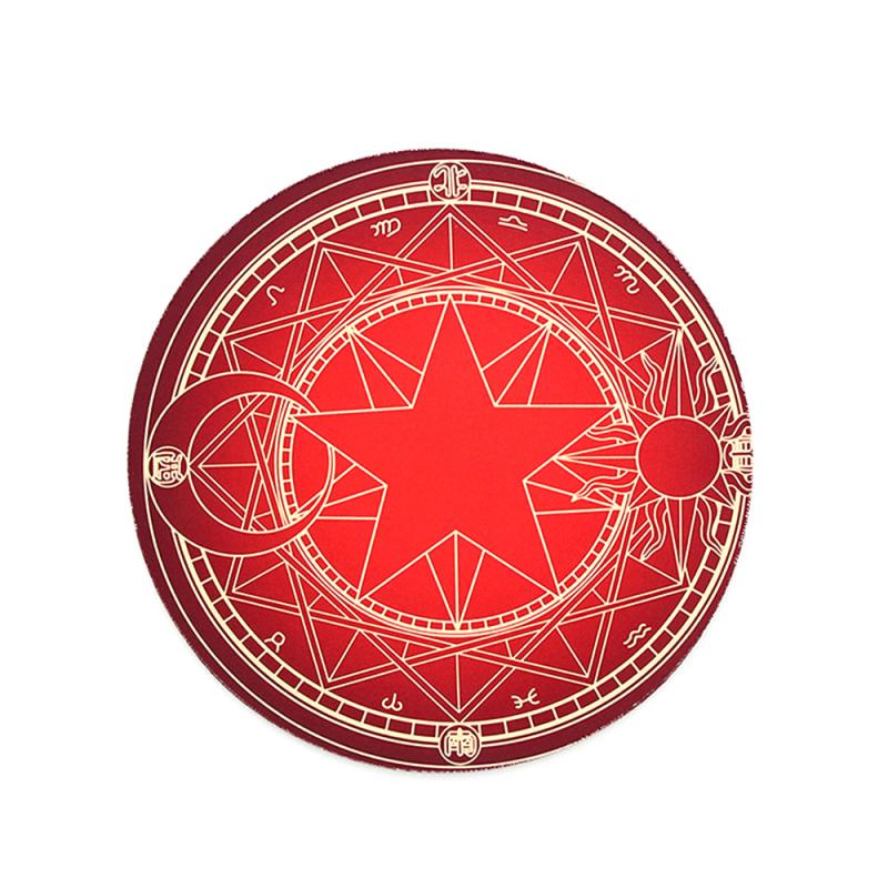 Comfortabele Ronde Muismat Planeet Serie Mat Desktop Non-Slip Rubber Pad Pc Muismat Ronde Gamer Gaming mat Voor Pc Laptop