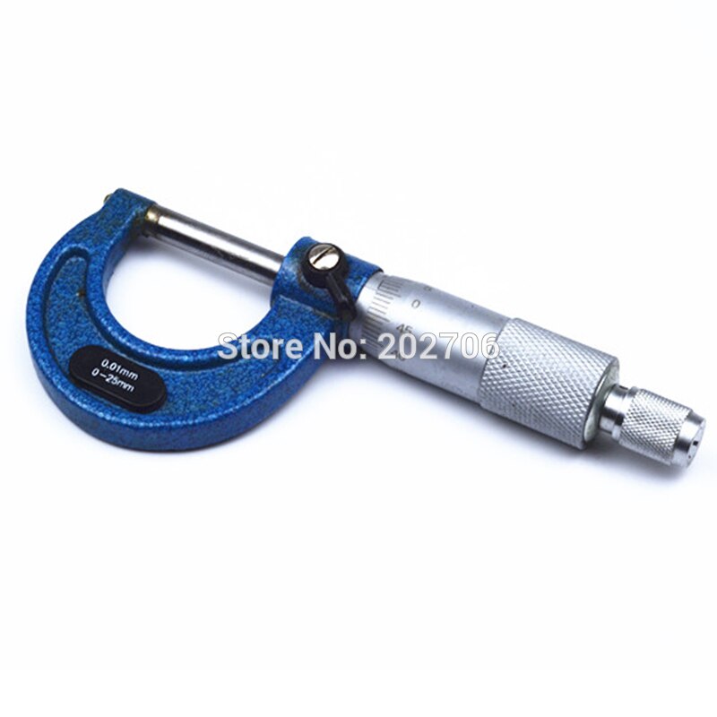 0-25mm Painted frame Outside micrometer 25mm micrometer