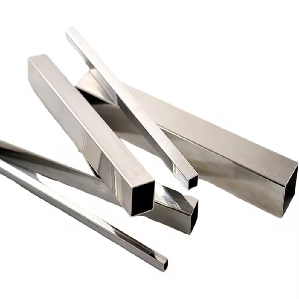 Roestvrij staal 304 rechthoekige buis 250 mm x 1 mm wanddikte, metalen profiel voor bouw, handwerk en reparatie