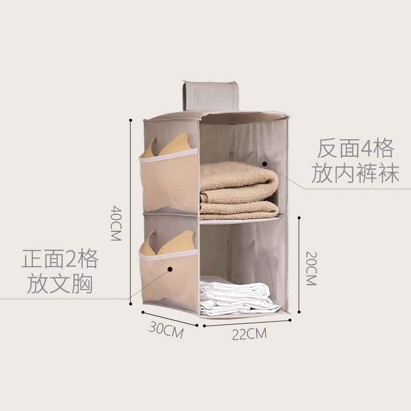 Multi-layer Wardrobe Closet Foldable Item Storage Rack Clothes Inner Hanger Closet Organizer Closet Organizer Storage Shelf: gray / 4 layer
