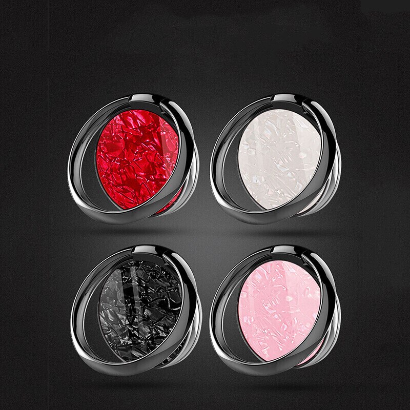 Round Metal Finger Ring Smartphone Stand Holder Universal Mobile Phone Holder Stand For iPhone Huawei Magnetic Car Mount Bracket