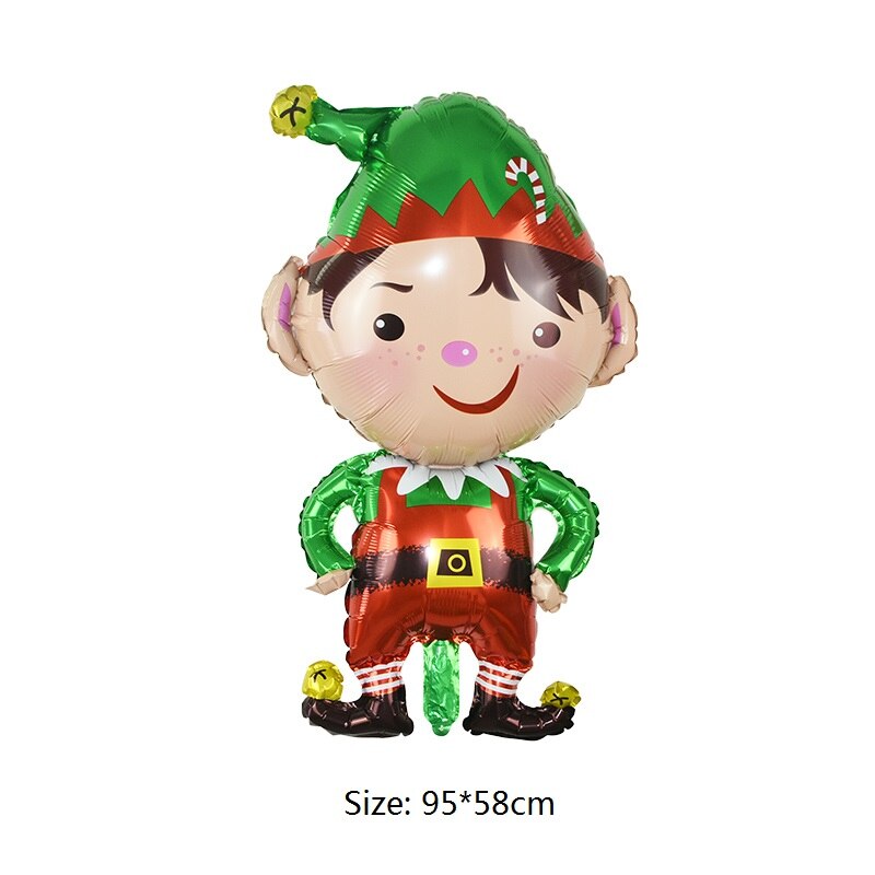 Santa Claus Deer Schneemann Folien-ballone Weihnachten Baum Helium Ballon für Weihnachten Party Dekoration Globals Kinder Spielzeug Neue Jahr Decor: B22
