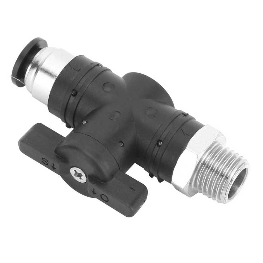 Pneumatic Valve Air Pipe Joint Valve 8mm Air Quick Fitting with BSPP Male Thread