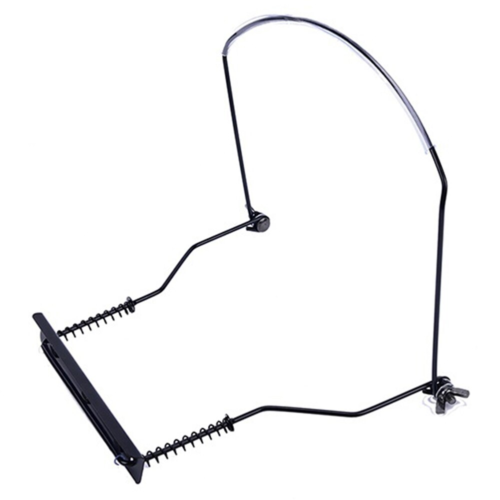 Armónica portátil para cuello, soporte ajustable para música, órgano bucal, estante de Metal para armónica de 10 agujeros, 1 ud.