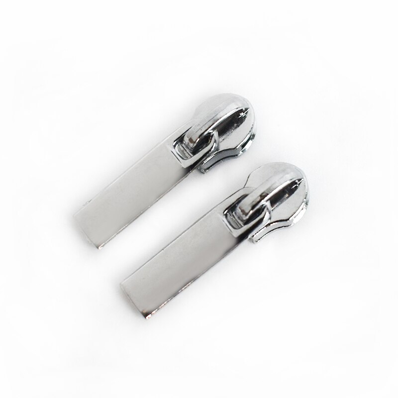 30 sztuk Meetee 6/8mm suwaki Zipper dla 3 #5 # nylonowe zamki błyskawiczne dół kurtki kieszeń Zip głowy torba zamki zestawy naprawcze DIY akcesoria: ZT140-Chrome-No3