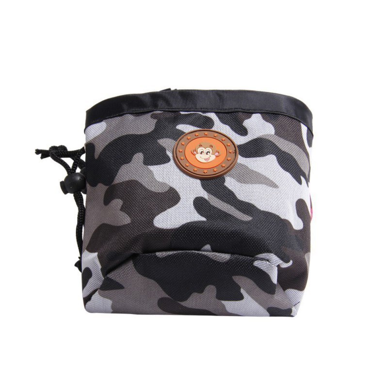 Dog Outdoor Training Pouch Waist Back Food Bag Dogs Snack Bag Pack Portable Dog Training Treat Bags Pet Oxford Camouflage