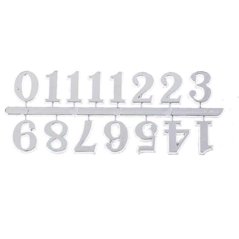 1 Set Roman Numerals Or Arabic Numerals Clock Accessories For Quartz Clock Dial Repair DIY Clock Replacement Mechanism: green