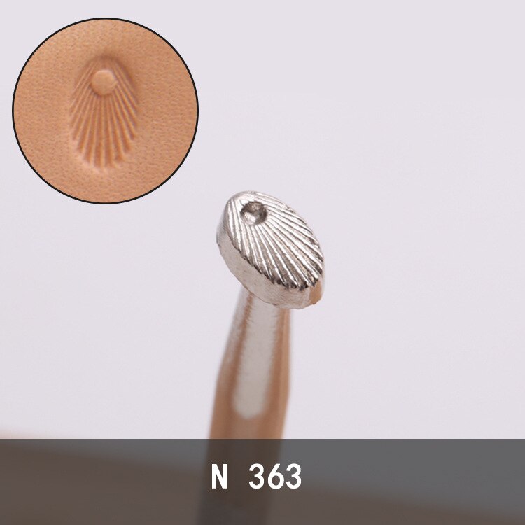 DIY Leather Craft Carving Art Leathercraft Leather Stamps Printing Tool,for Wallets Shoes Backpacks Belts Patterns Metal Tools: N363