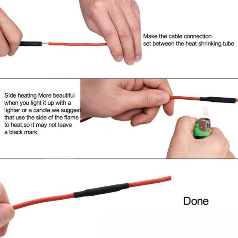 328PCS Polyolefin Insulation Heat Shrink Tubing Tube Sleeve Wrap Wire Assortment Wire Insulation Flame Retardant Tube