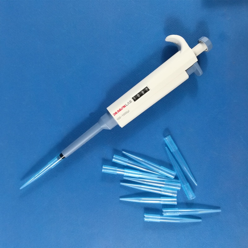 Dragon lab mærke enkeltkanal manuel justerbar pipette toppette pipette pipette