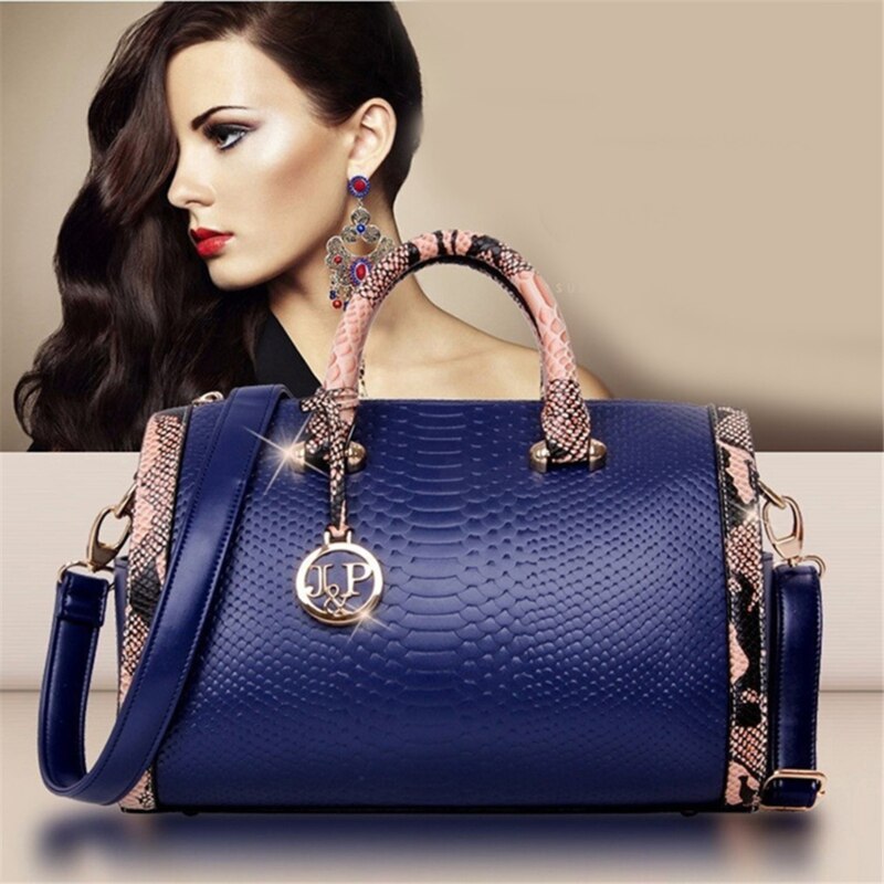 Luxus Handtasche Taschen Für Frauen Leder Flap Clutch Geldbörse Kette E Damen Schulter Messenger Taschen Leder Kissen Tasche: blue