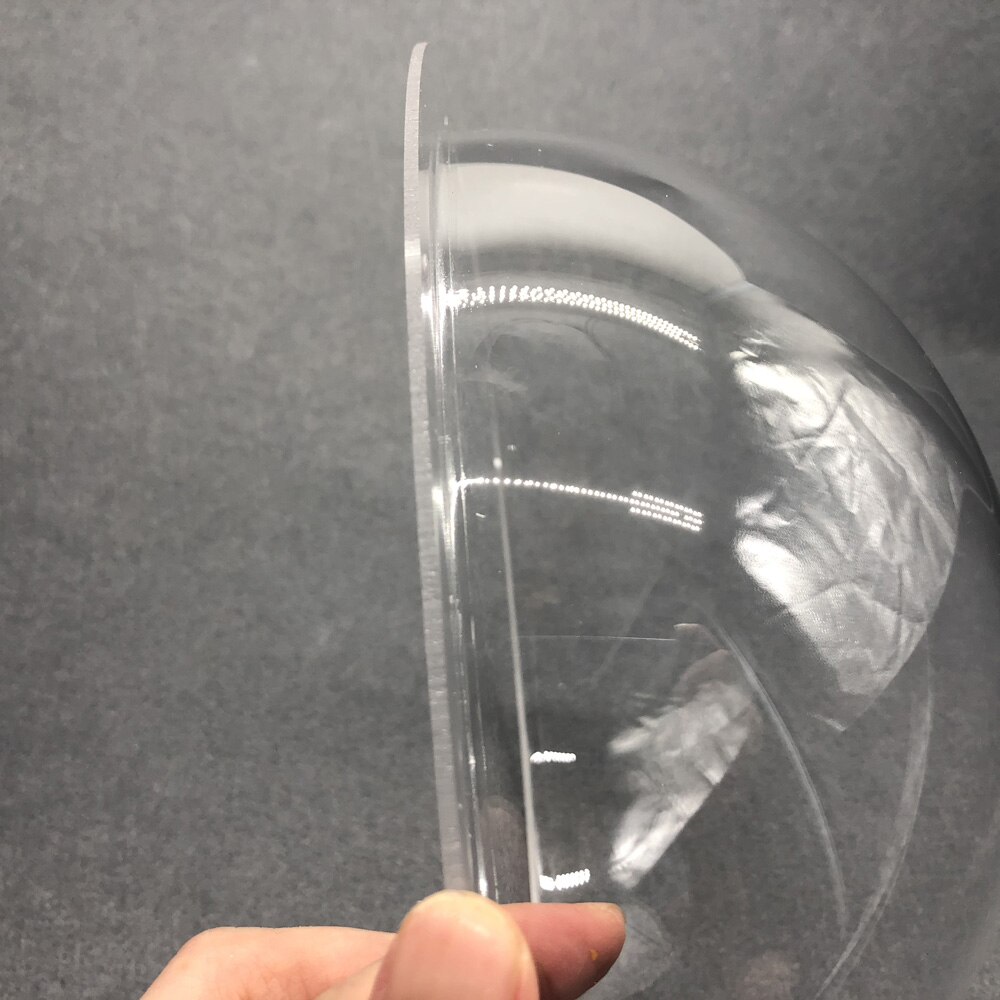 12 tommer vandtæt cctv klar gennemsigtig globus akryl plexi glas stor størrelse kuppel beskyttende rundt dæksel 340 x 150mm