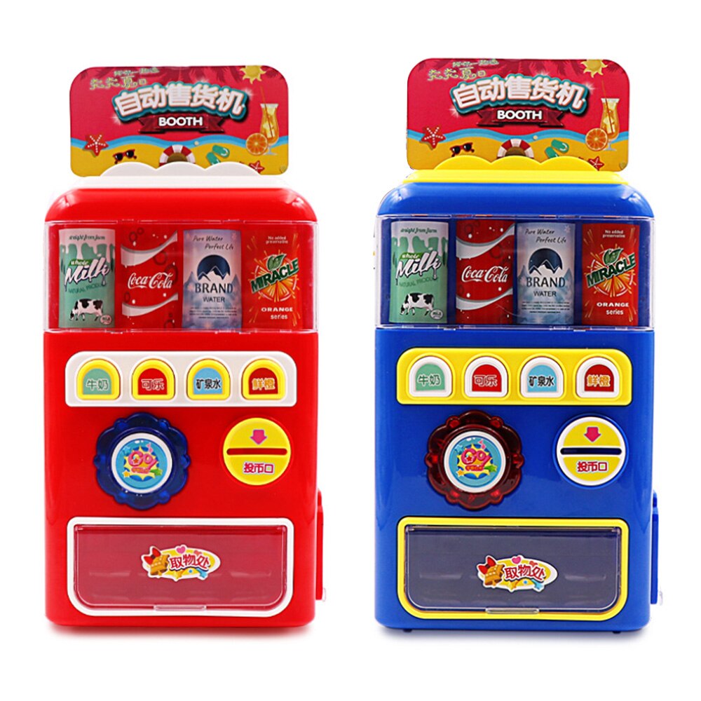 Kids Drinken Automaat Speelgoed Simulatie Supermarkt Kassa Preten Spelen Speelgoed Muntautomaten Automaat Kinderen
