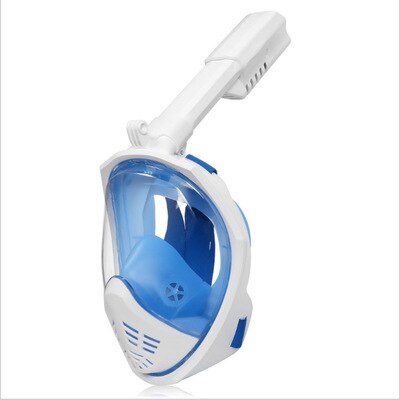 Zwemmen Volledige Gezicht Snorkelen Masker Volwassen Kids Onderwater Scuba Anti Fog Snorkel Duikbril Set Apparatuur: Sky Blue / S/m
