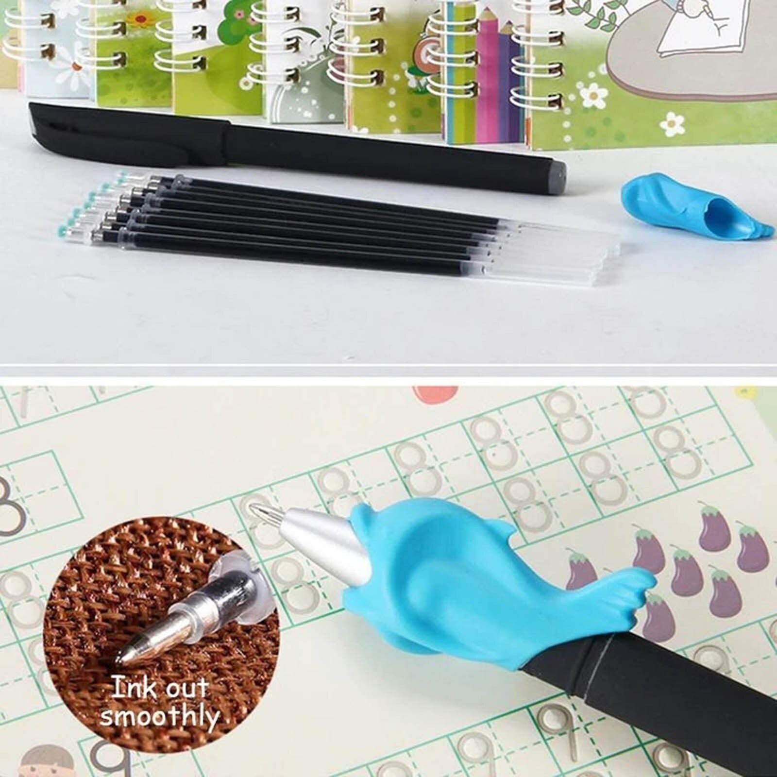 Magic Calligraphy Reused Handwriting Copybook Set for Kid Calligraphic Letter Writing Art Supplies Reused Handwriting Copybook