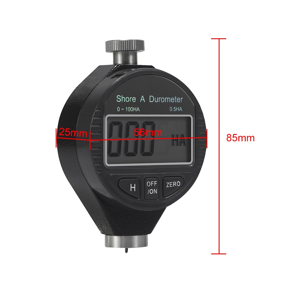 Silicone Digital Shore Hardness Durometer 0-100HD A/C/D Shore Digital Screen Meter Durometer Measure Thickness for Tire